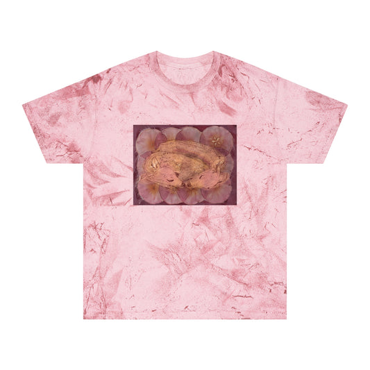 “Twin Deer” Unisex Color Blast T-Shirt