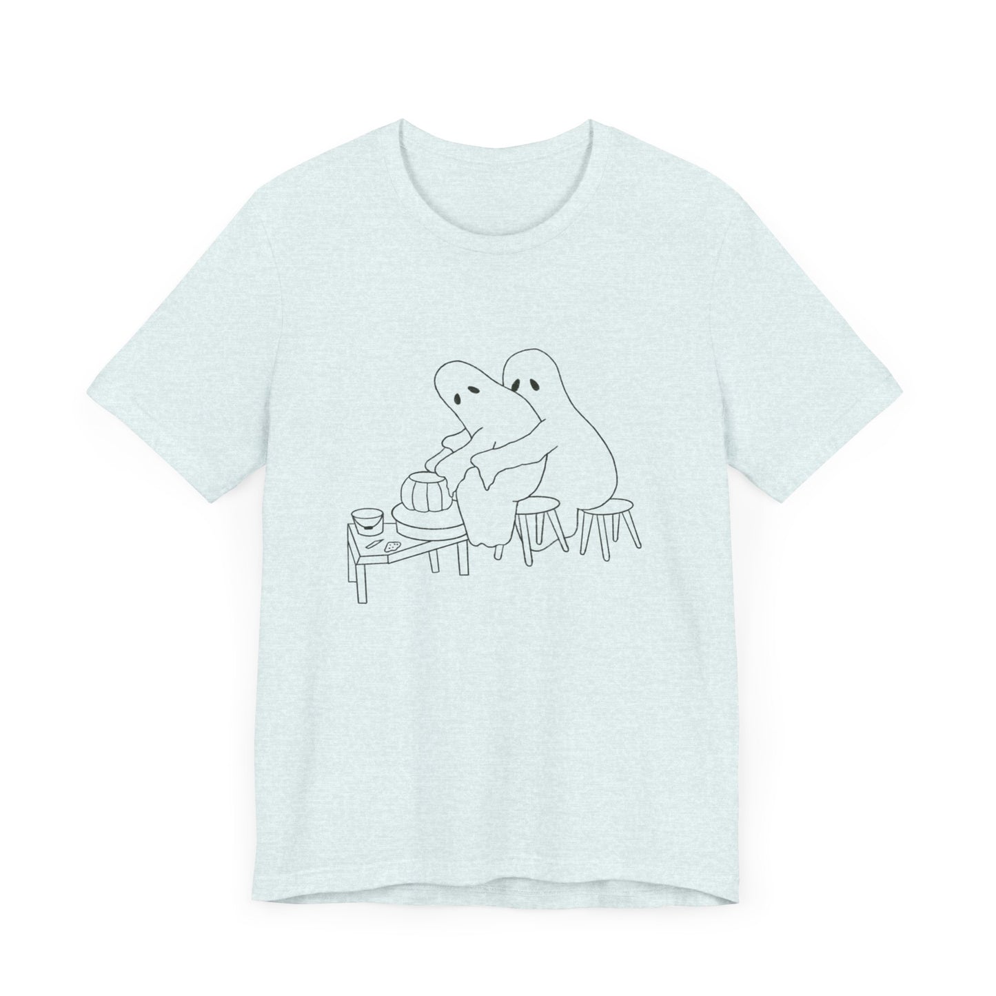 Ghost Ceramics T Shirt | Halloween Pottery Ghost Shirt | Unisex Jersey Short Sleeve Tee | Halloween Costume Trick Or Treat