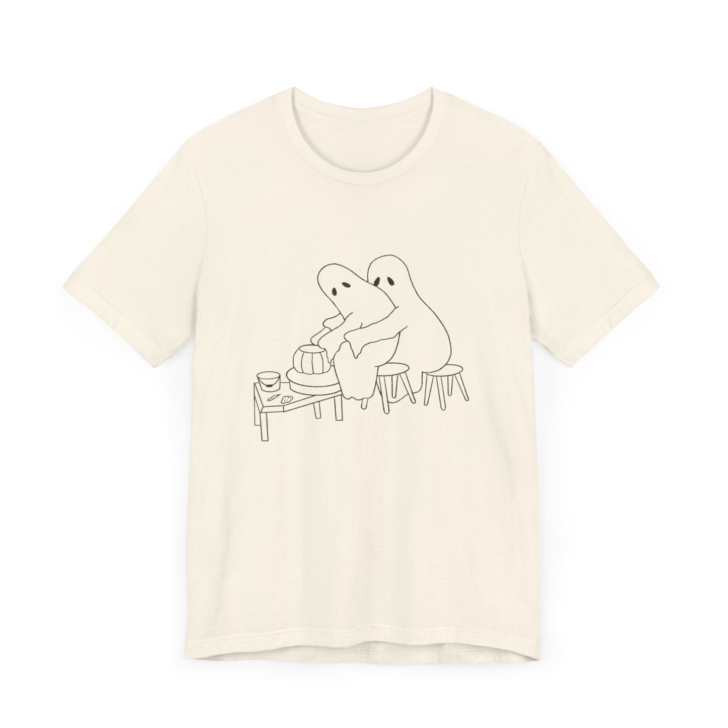 Ghost Ceramics T Shirt | Halloween Pottery Ghost Shirt | Unisex Jersey Short Sleeve Tee | Halloween Costume Trick Or Treat