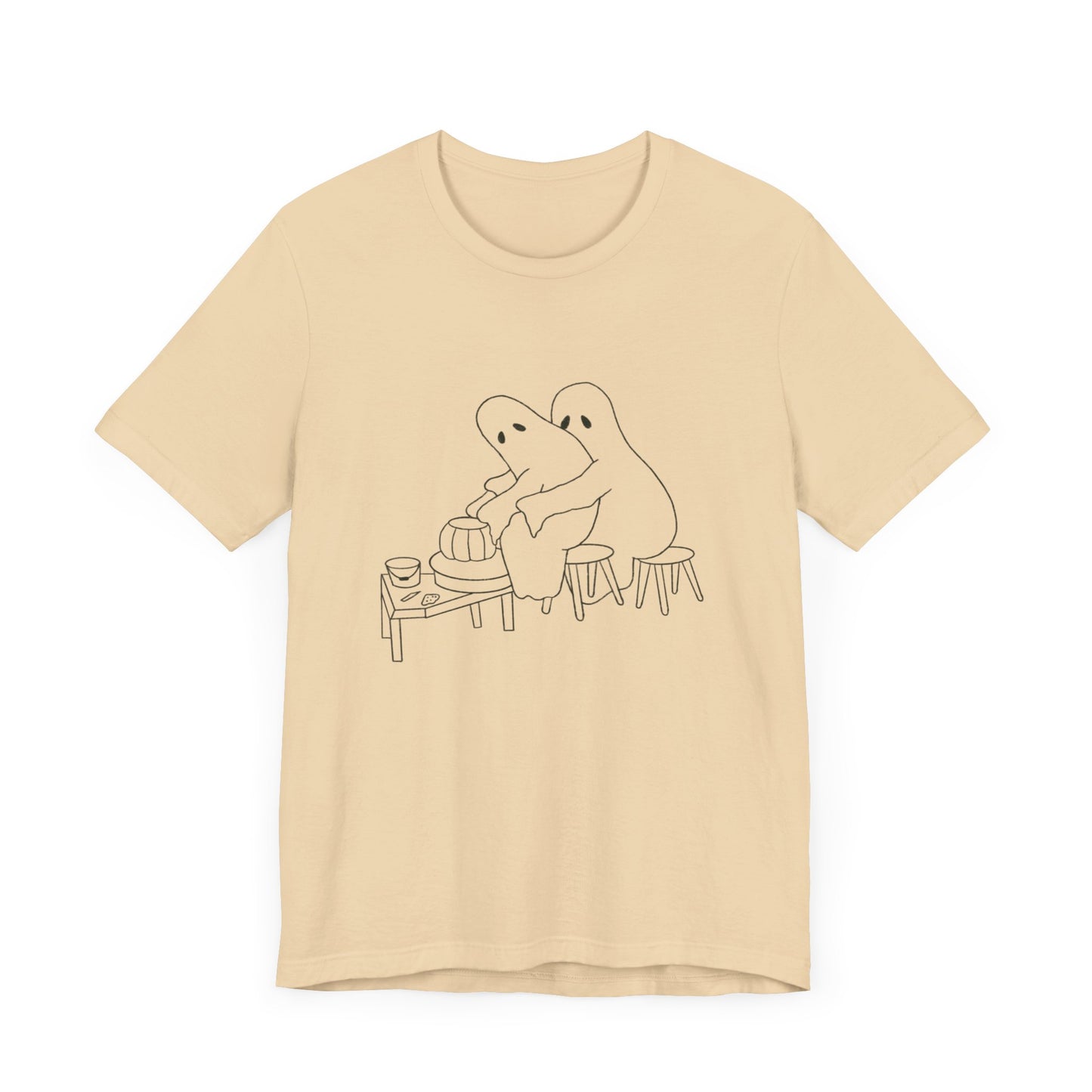 Ghost Ceramics T Shirt | Halloween Pottery Ghost Shirt | Unisex Jersey Short Sleeve Tee | Halloween Costume Trick Or Treat