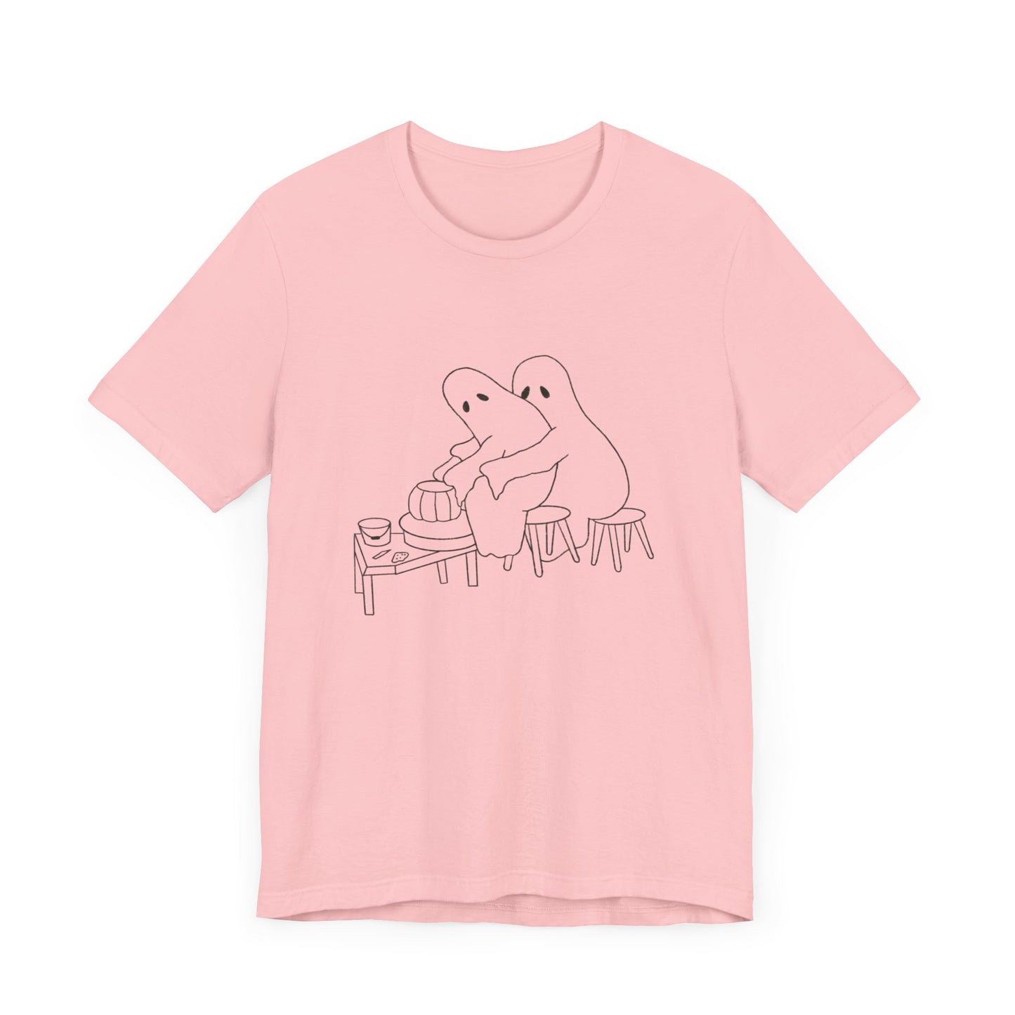 Ghost Ceramics T Shirt | Halloween Pottery Ghost Shirt | Unisex Jersey Short Sleeve Tee | Halloween Costume Trick Or Treat