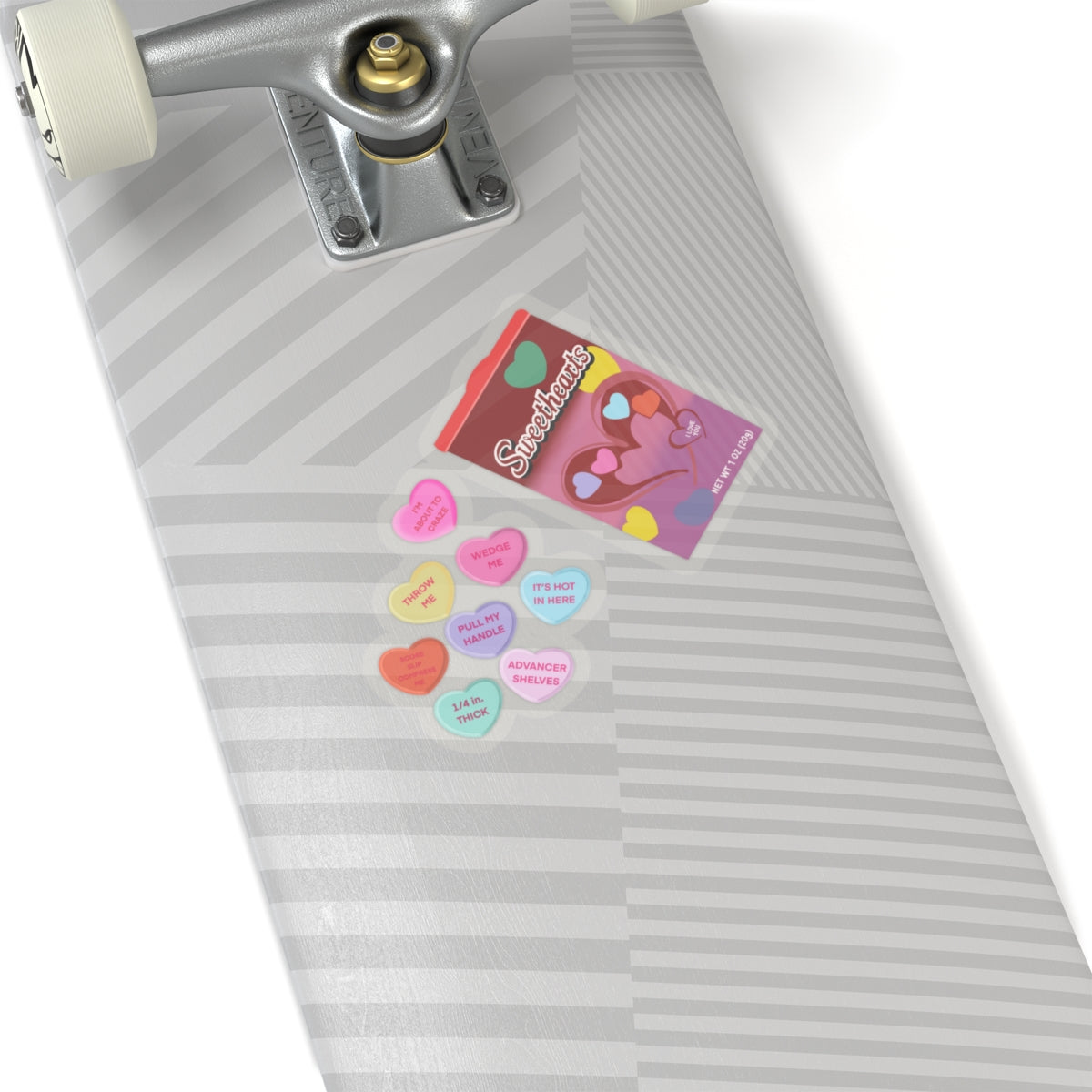 Ceramic Valentines Kiss-Cut Stickers