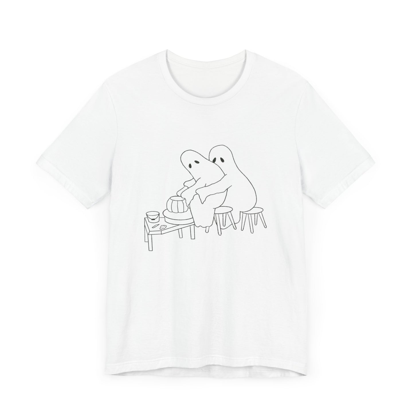 Ghost Ceramics T Shirt | Halloween Pottery Ghost Shirt | Unisex Jersey Short Sleeve Tee | Halloween Costume Trick Or Treat