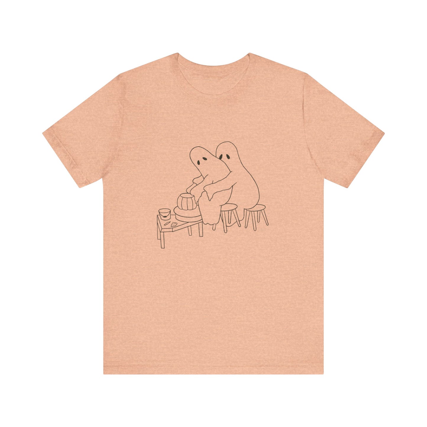 Ghost Ceramics T Shirt | Halloween Pottery Ghost Shirt | Unisex Jersey Short Sleeve Tee | Halloween Costume Trick Or Treat