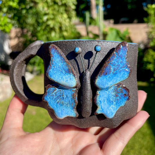 Blue Butterfly Mug