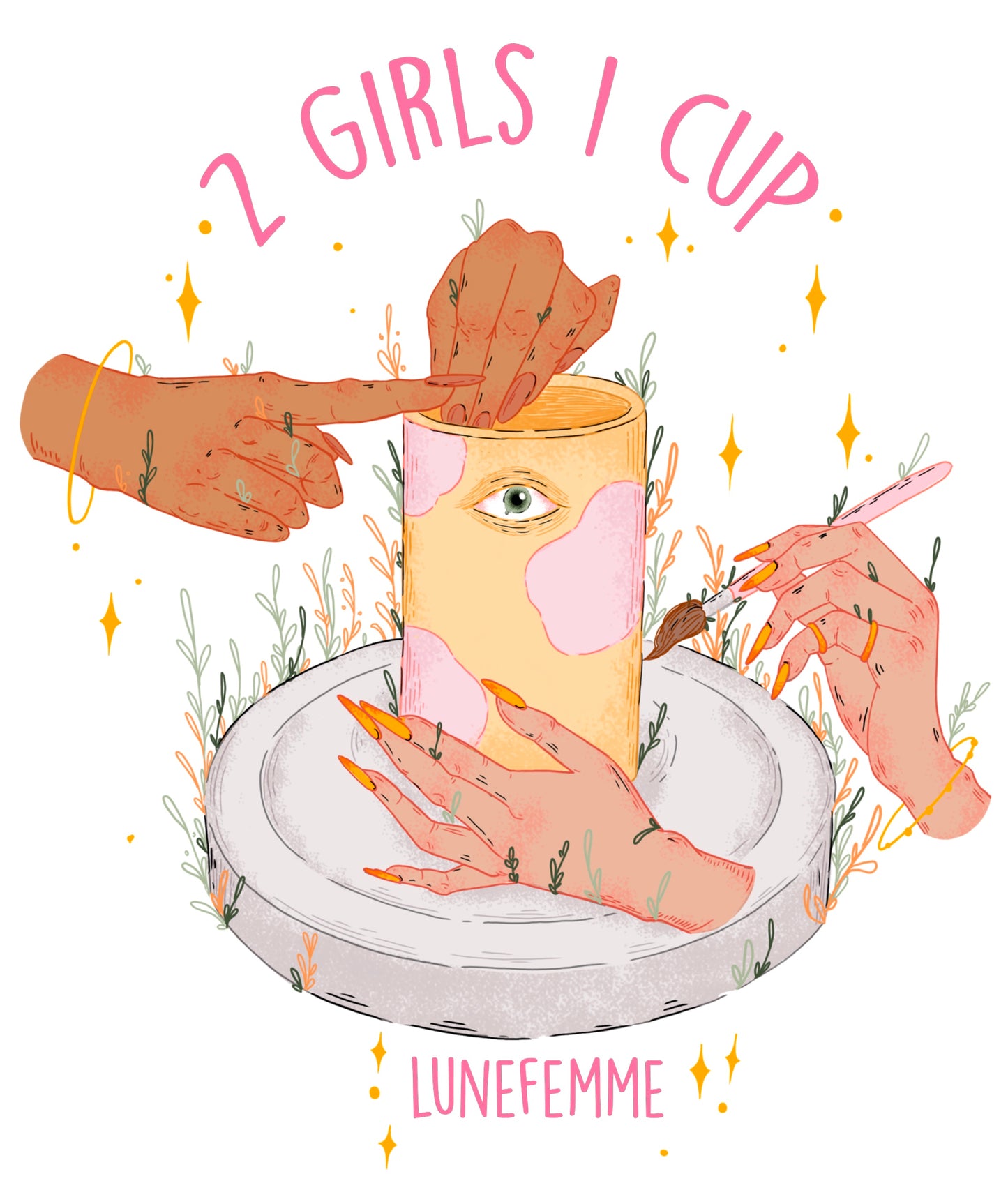 “2 Girls 1 Cup” sticker