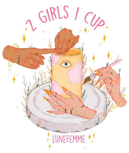 “2 Girls 1 Cup” sticker